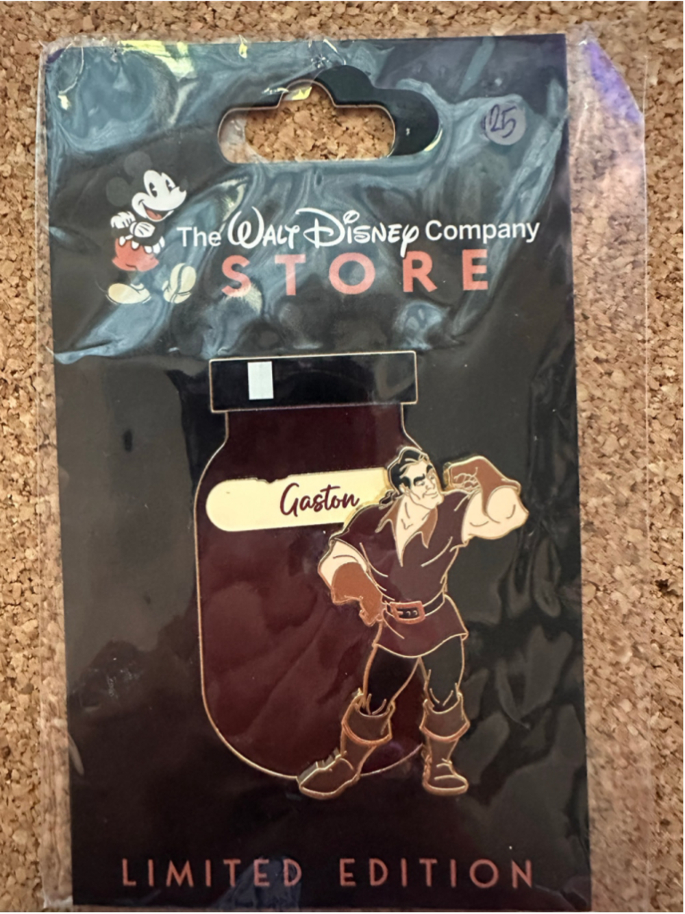 Disney D23 Expo 2024 Event DEC WDCS Color Shades Red Beauty & Beast Gaston Pin